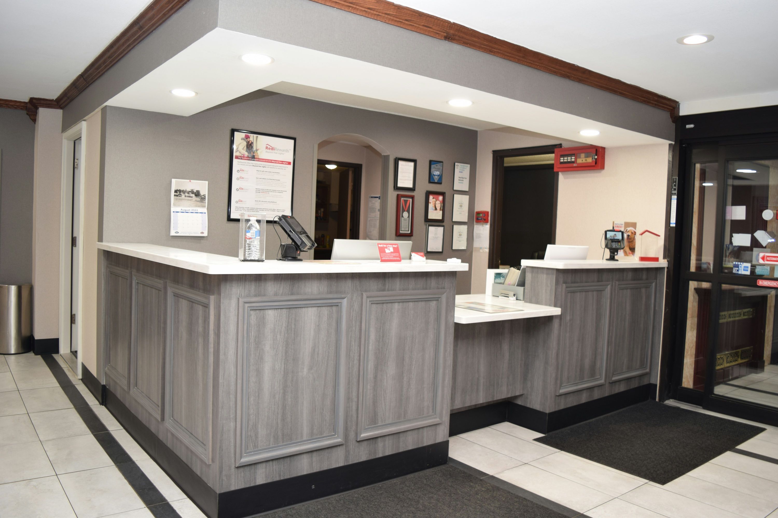 Front desk