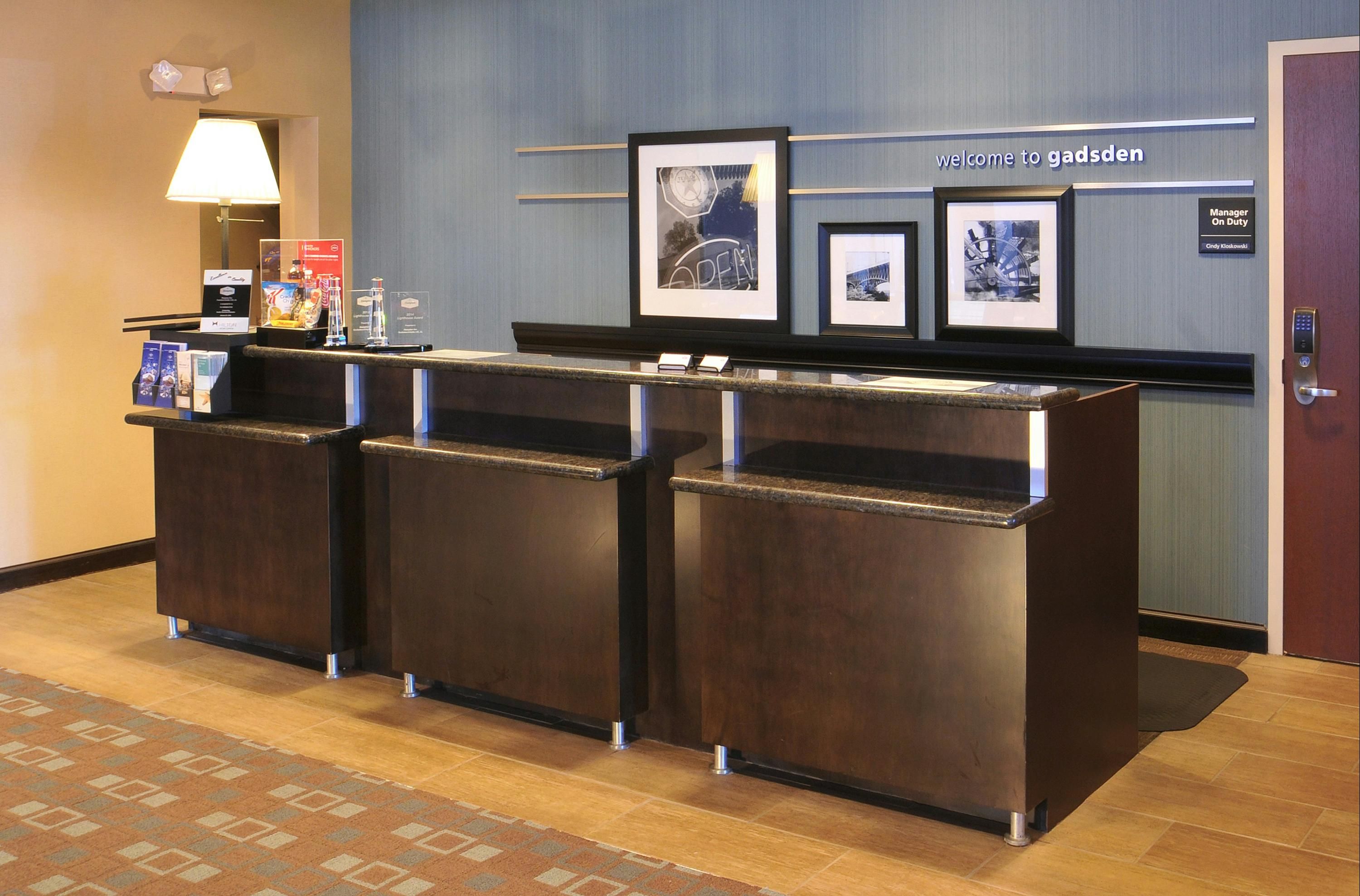 Front desk